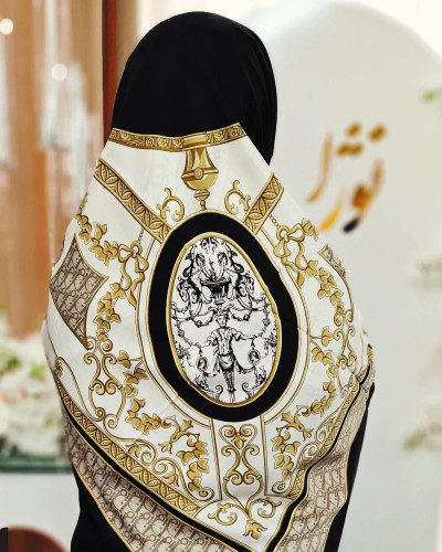 روسری ابریشم ژاکارد
