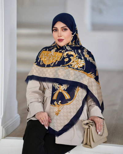 روسری نخ یونیک وارداتی قواره۱۴۰
