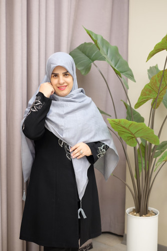 روسری نخ اسلپ پتینه نگین دار