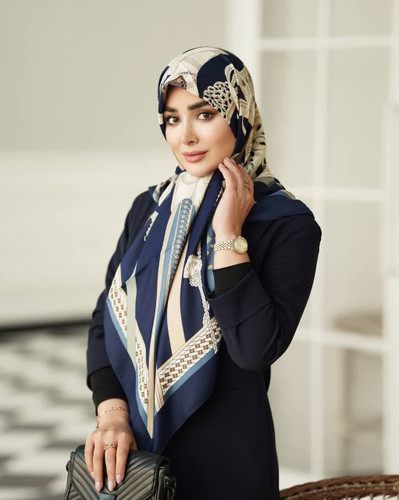 روسری ابریشم توییل دورچرخ۱۳۰